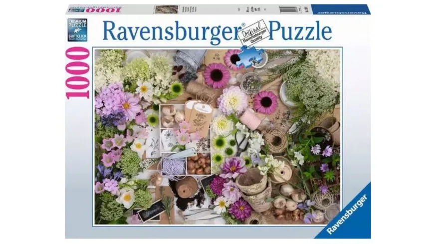 Ravensburger Puzzle - Prachtvolle Blumenliebe, 1000 Teile