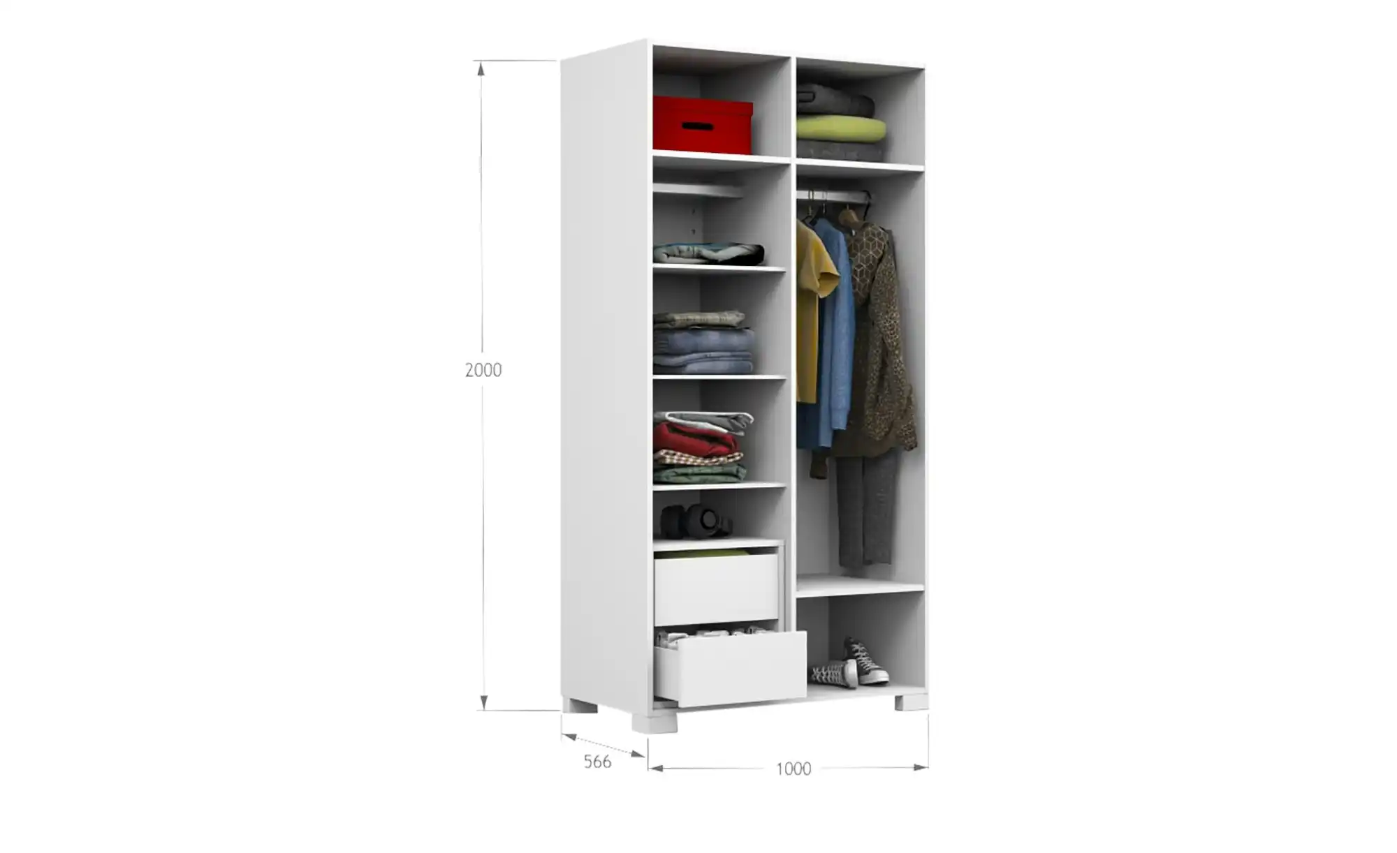 Kleiderschrank Fashion Pink