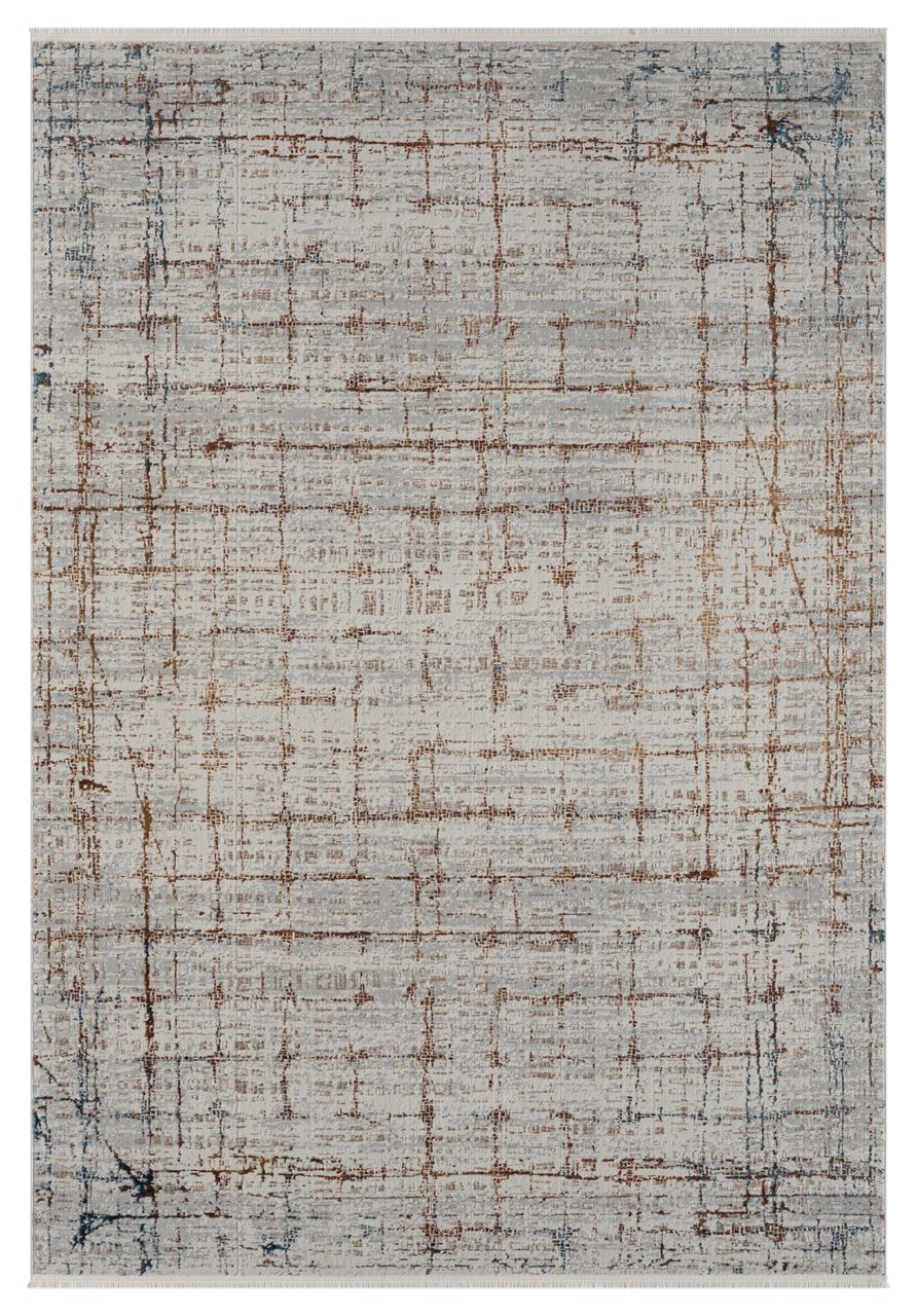 MyFlair Teppich Zoe, 140cm x 200cm, Farbe Hellgrau, rechteckig, Florhöhe 8mm