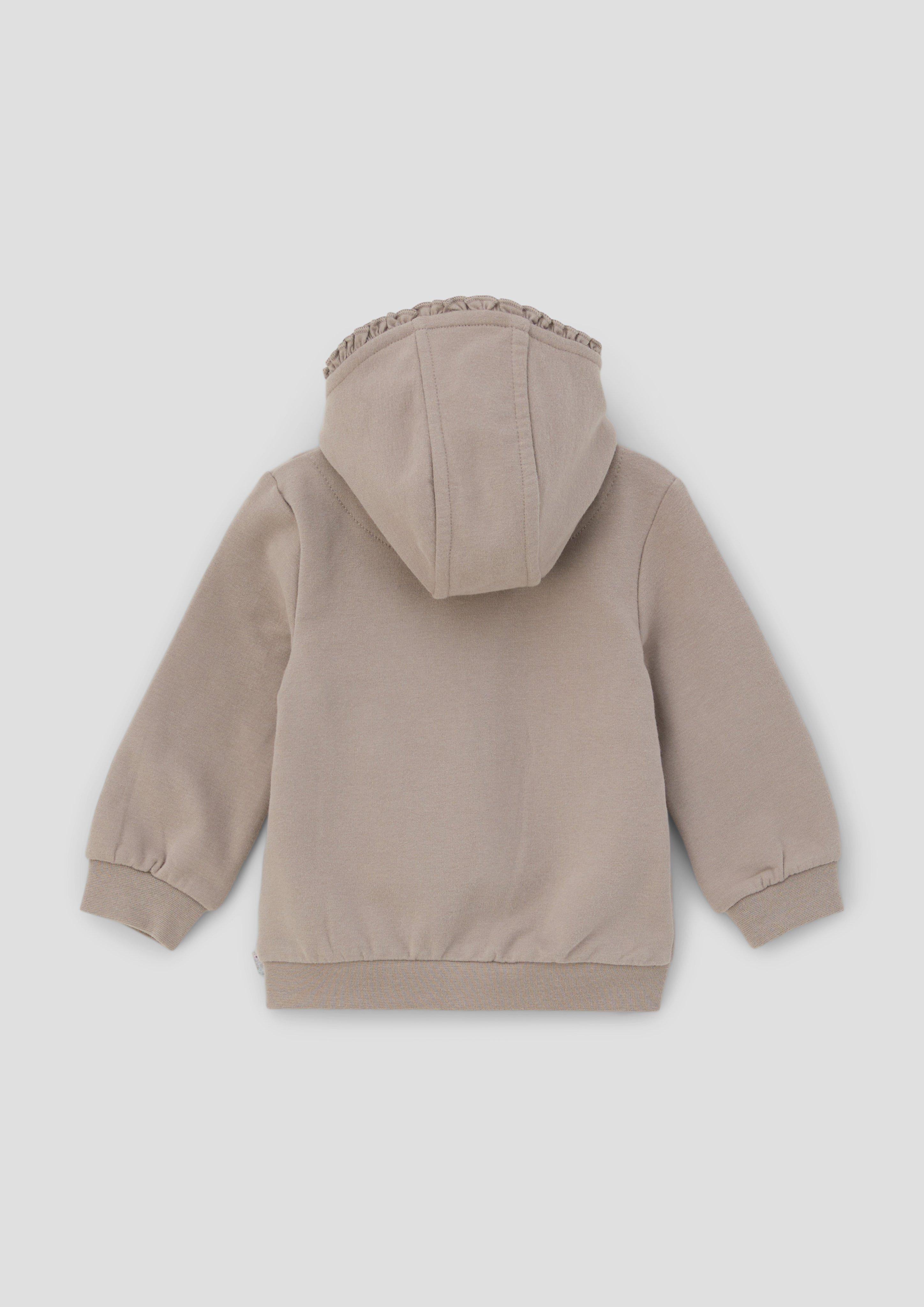 Kapuzensweatshirt mit Rüschendetails  2134337-8252