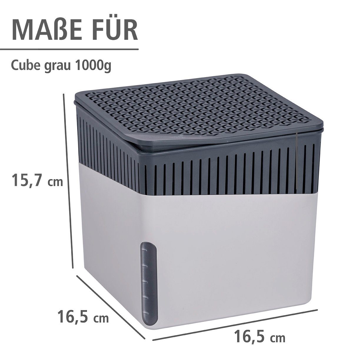 WENKO Luftentfeuchter Cube, für 80 m³ Räume, 1000 g
