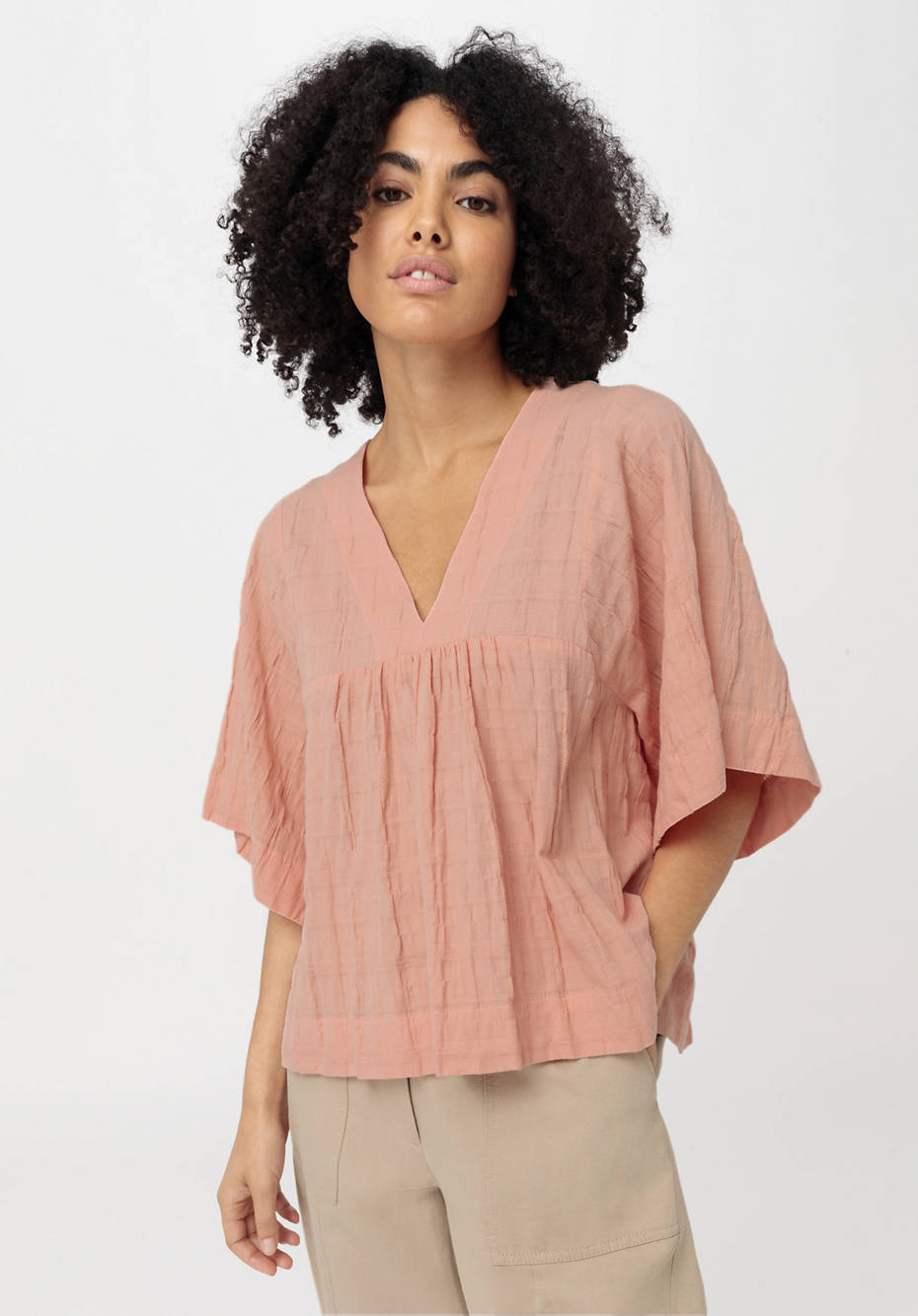 Bluse aus reiner Bio-Baumwolle