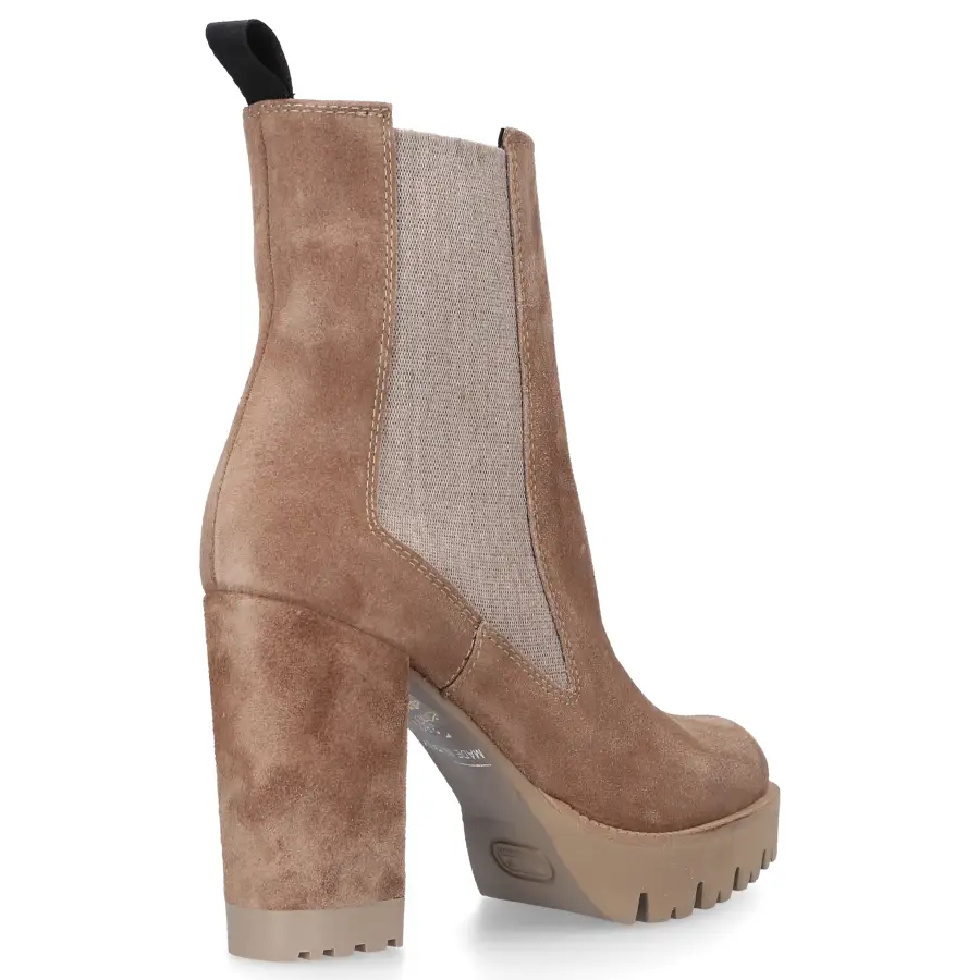 Roberto Festa - Chelsea Boots LAURA Veloursleder - beige