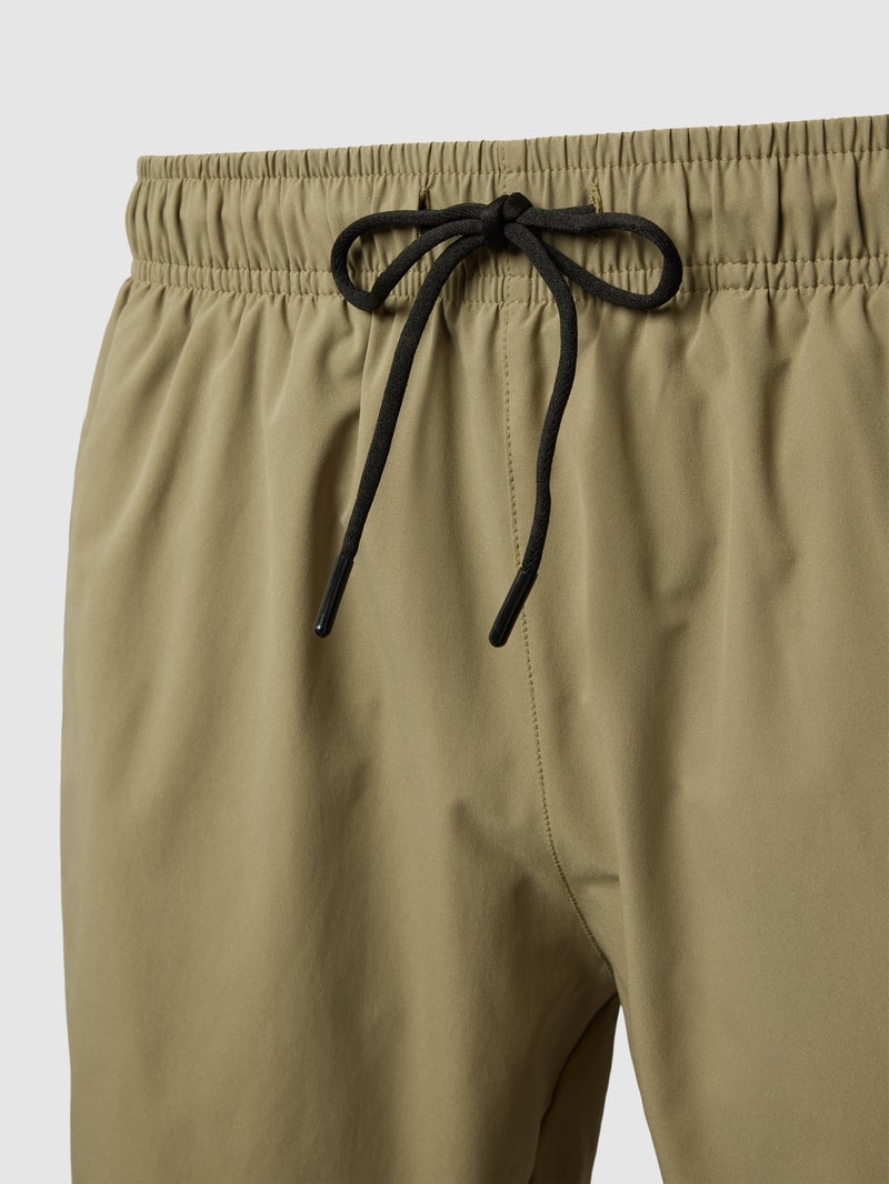 Badehose mit Label-Print in schilf