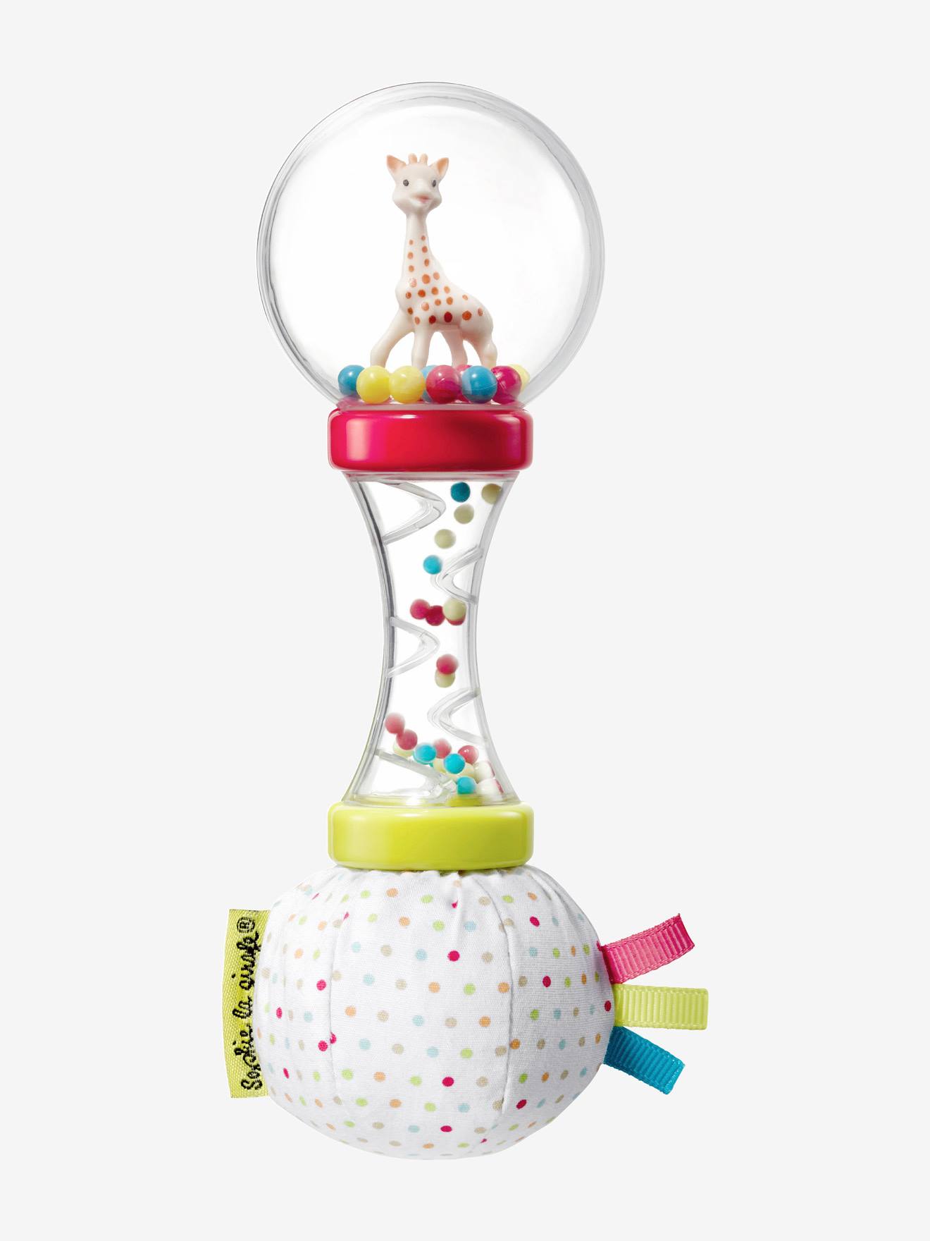 Hochet maracas Sophie la girafe VULLI blanc