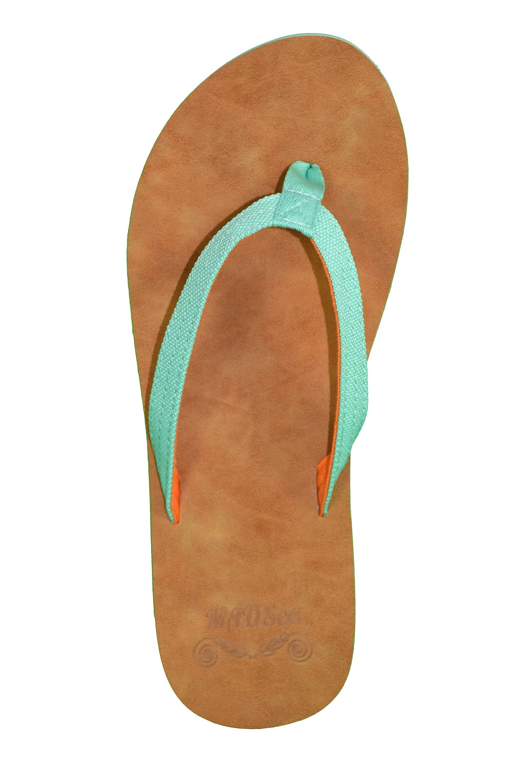MADSea Tropical Badepantolette schlichter bequemer Zehentrenner