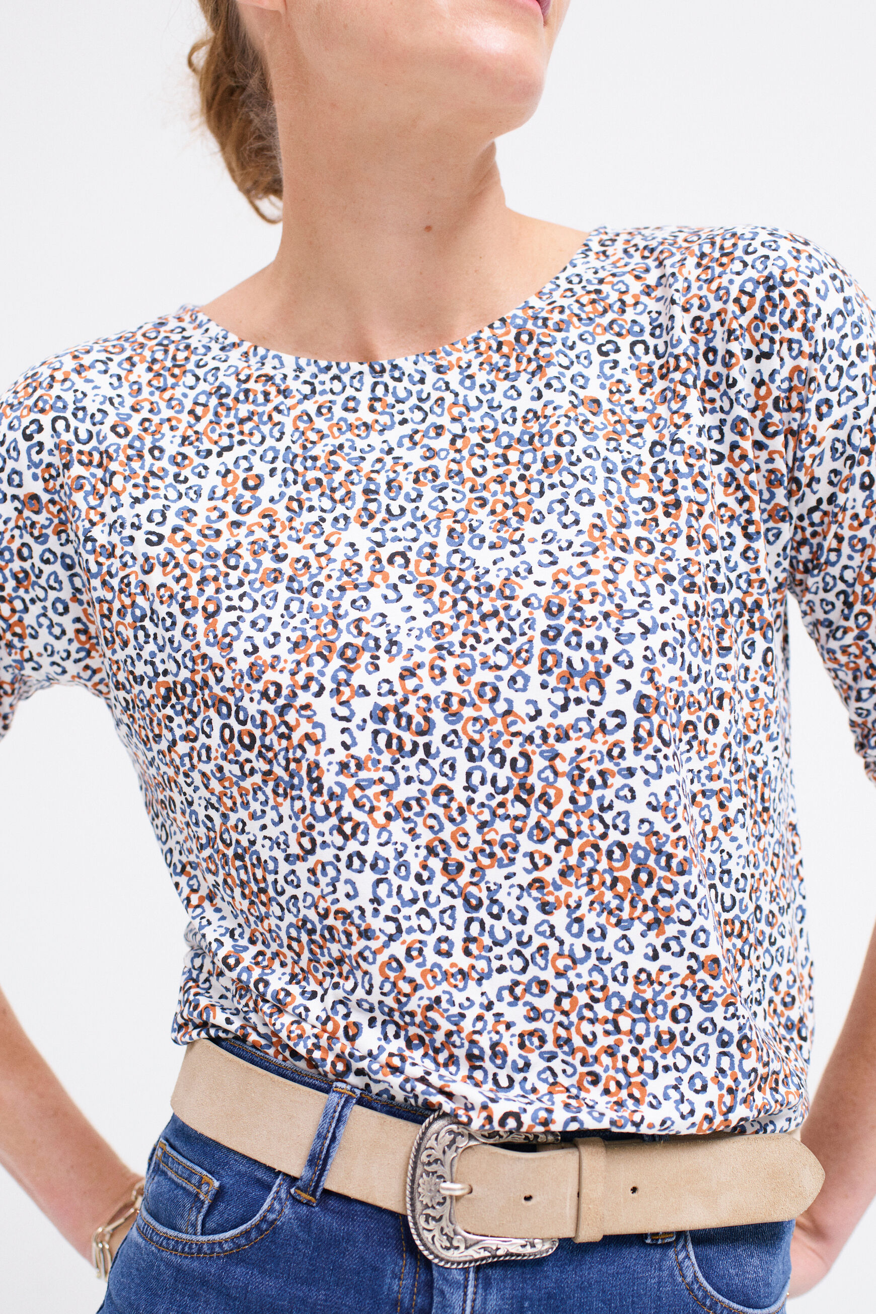 t-shirt jimmy ivoire femme