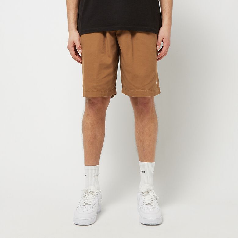 NIKE Life Pleated Chino Short ale brown/white