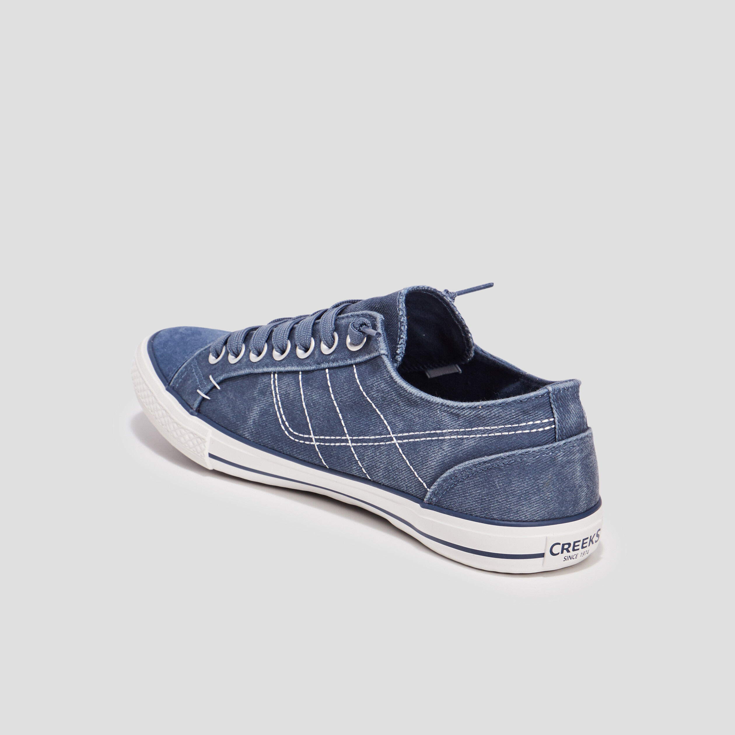 Tennis en toile à lacets Creeks bleu homme | La Halle