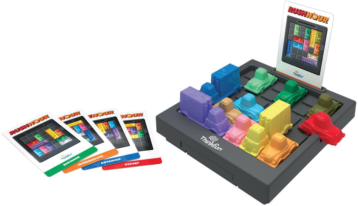 Thinkfun® Spiel, Geschicklichkeitsspiel Rush Hour - Das geniale Stauspiel