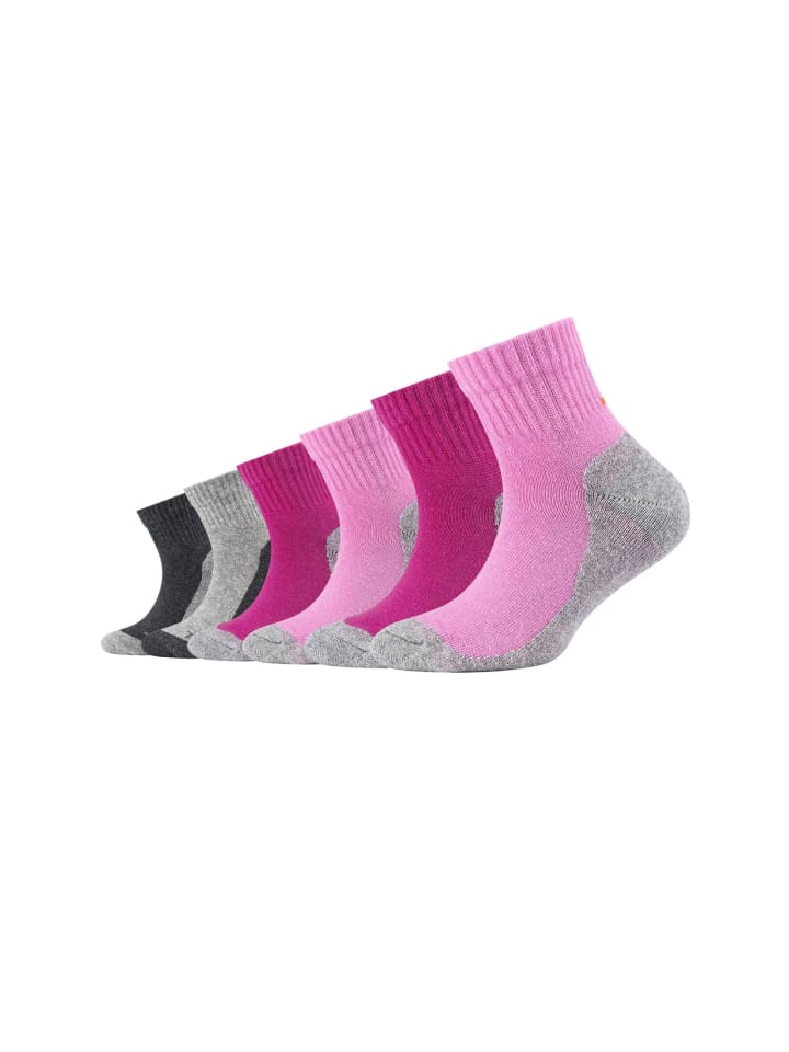 camano Sportsocken kurz pro tex 6er Pack function in fuchsia günstig kaufen 27-30