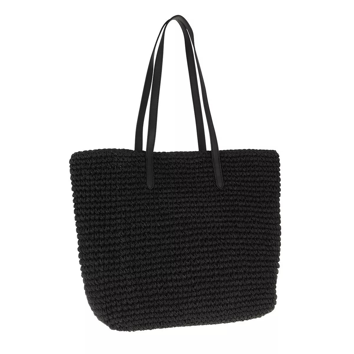 RALPH LAUREN Handtaschen schwarz Korbtasche