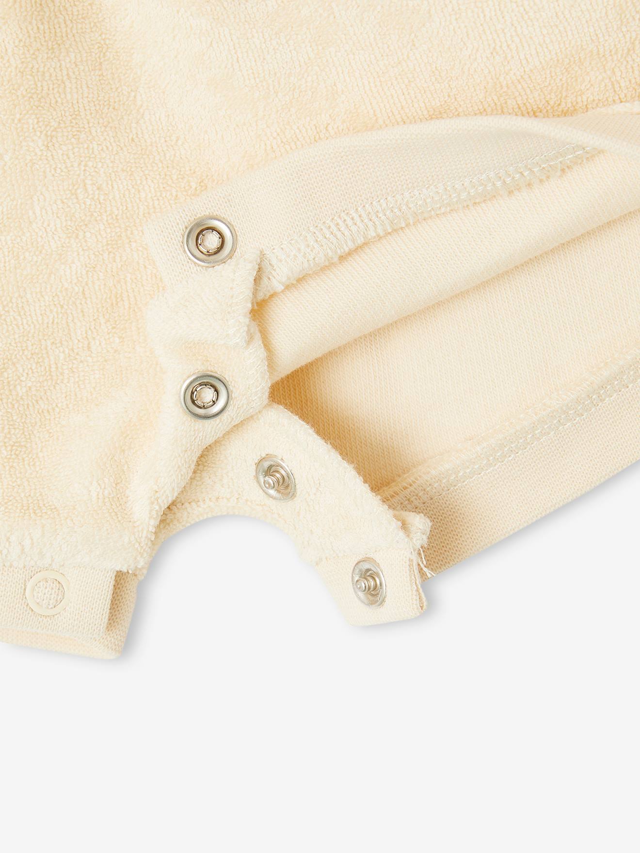 Vertbaudet Baby Sommer-Overall aus Frottee Oeko-Tex - wollweiß