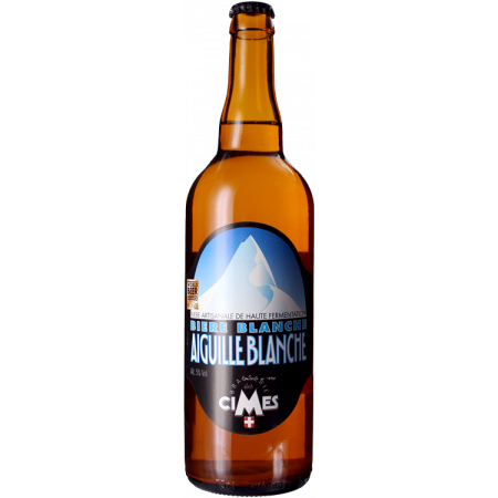 BIÈRE BLANCHE - AIGUILLE BLANCHE 75CL - BRASSERIE DES CIMES