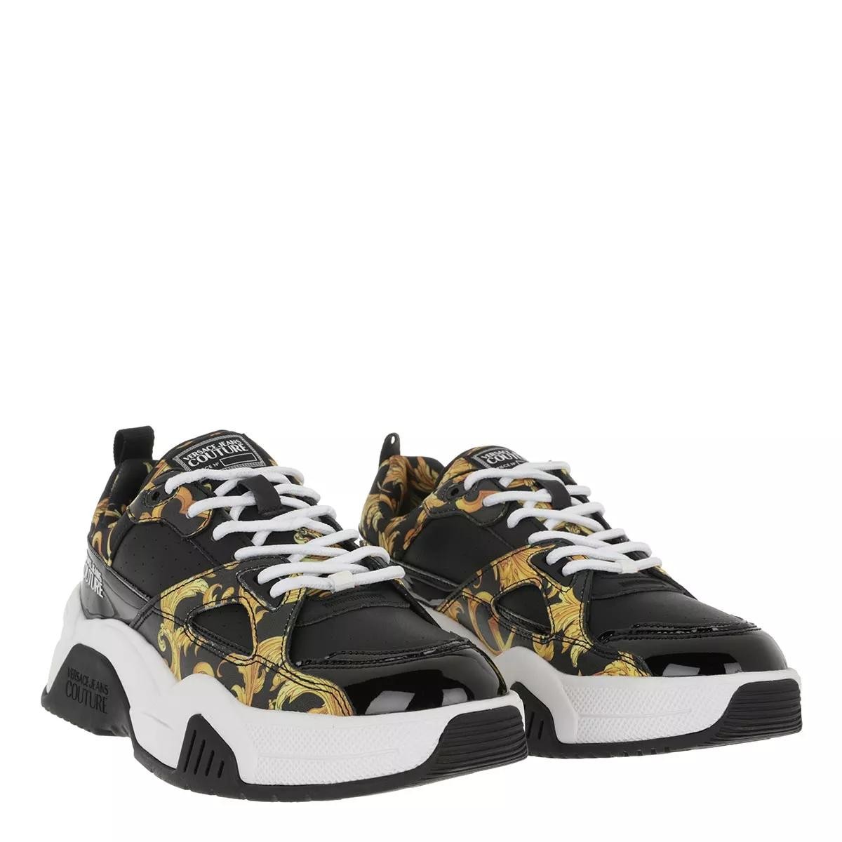VERSACE Freizeit Schnürer schwarz Low-Top Sneaker
