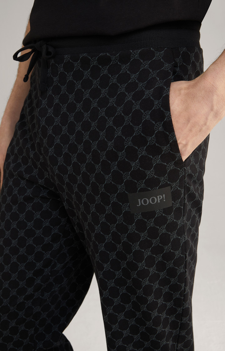 Loungewear Hose in Schwarz