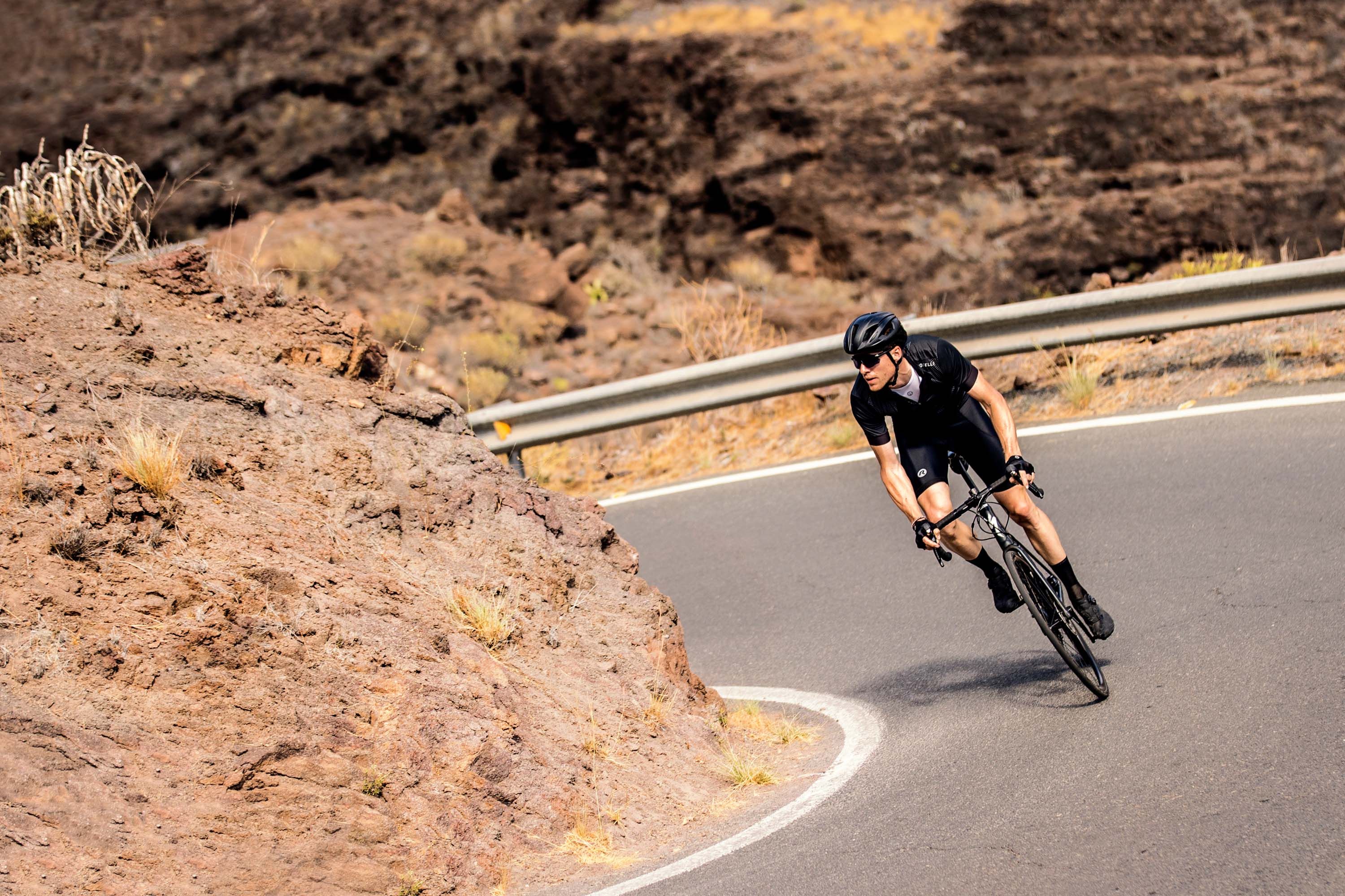 Rogelli Dusk Schwarz Herren Radtrikot Kurzarm