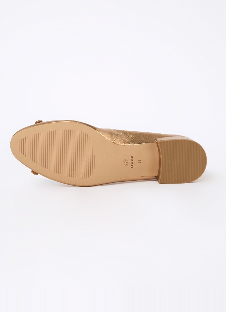 Dune London Admirably pump with texture and lack finish