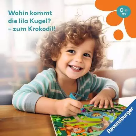 Ravensburger Play+ Magnetisches Holz-Labyrinth: Dschungel