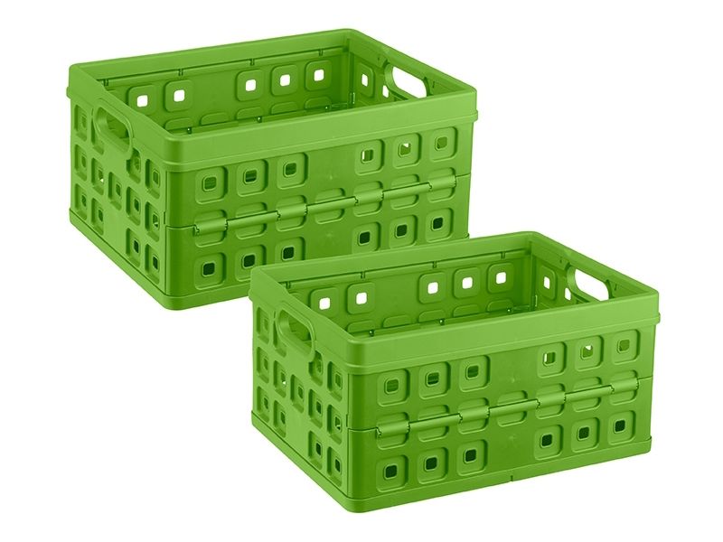 Sunware Square 32 Liter Set von 2 Klappboxen