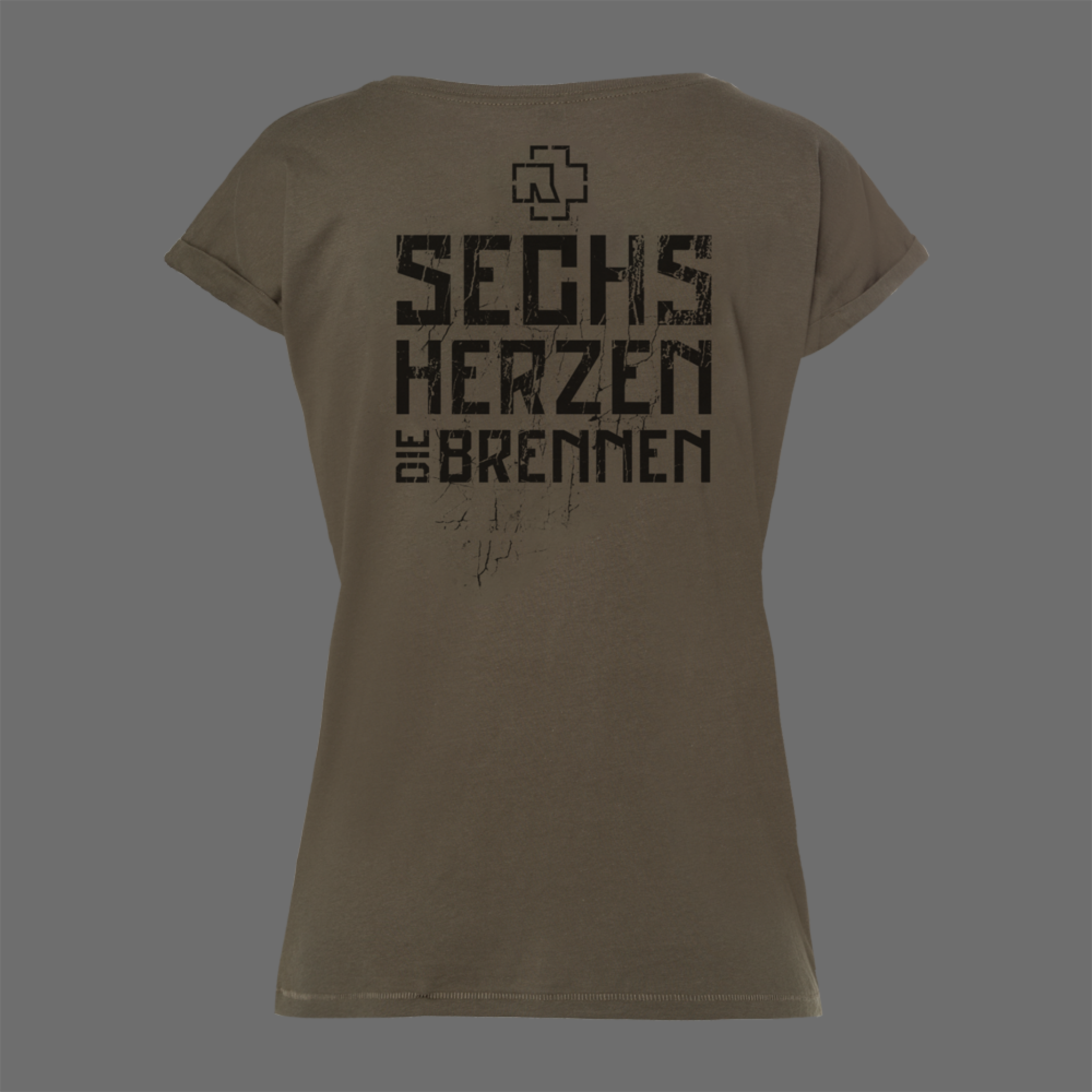 Frauen T-Shirt ”Sechs Herzen”