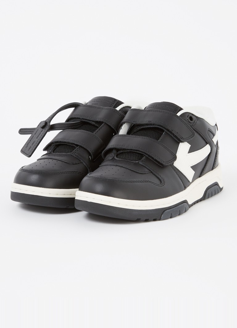 Off-White Out Of Office Ledersneaker mit Farbblockierung