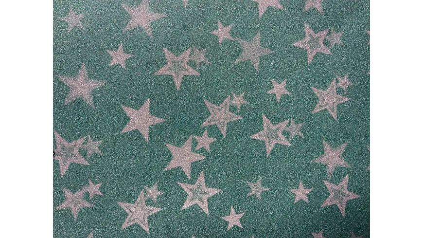 Geschenktüte gross - Sterne Glitter - 23x18x10cm sortiert