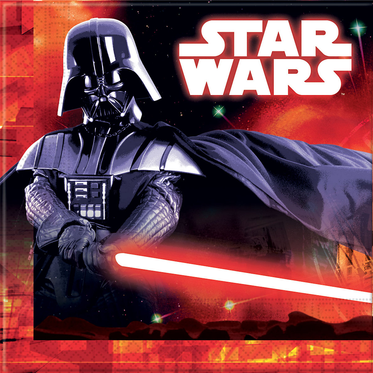 Partybecher/Trinkbecher Star Wars Dark Side, 200 ml, Kunststoff, 8 Stück