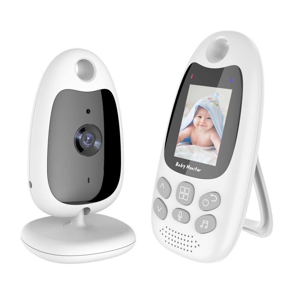 Ciskotu Video-Babyphone Babyphone mit Kamera, Nachtsicht, Temperaturanzeige, Schlaflieder