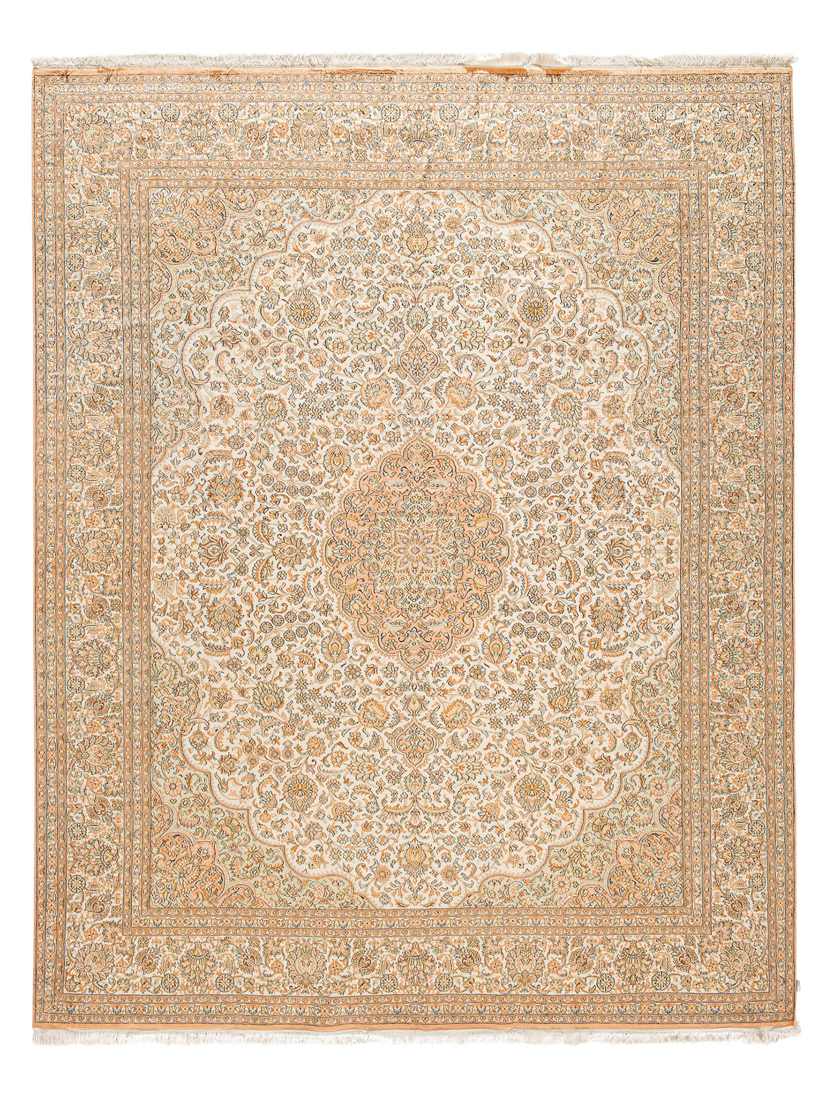 Kaschmir Seide 18/18 ca. 249 x 313 cm, Unikat / Einzelstück
