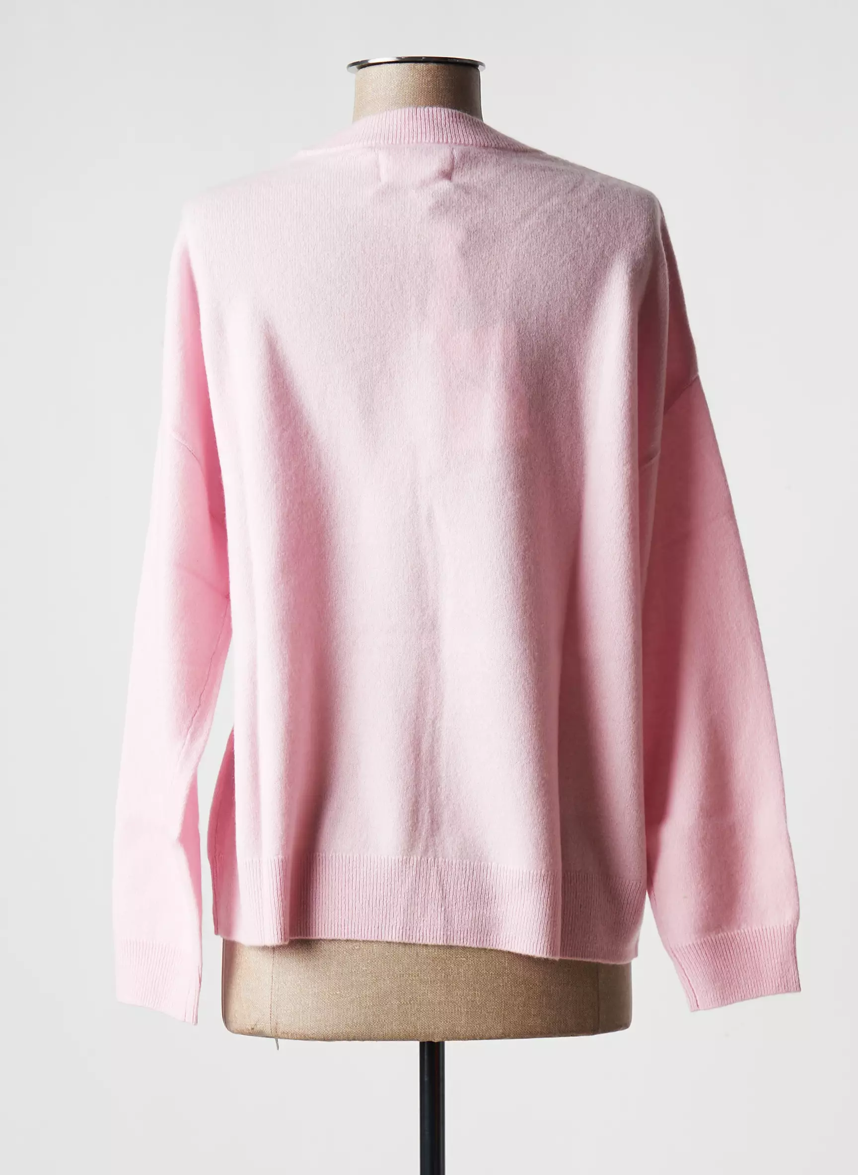 Les Tricots De Lea Pulls Femme couleur rose