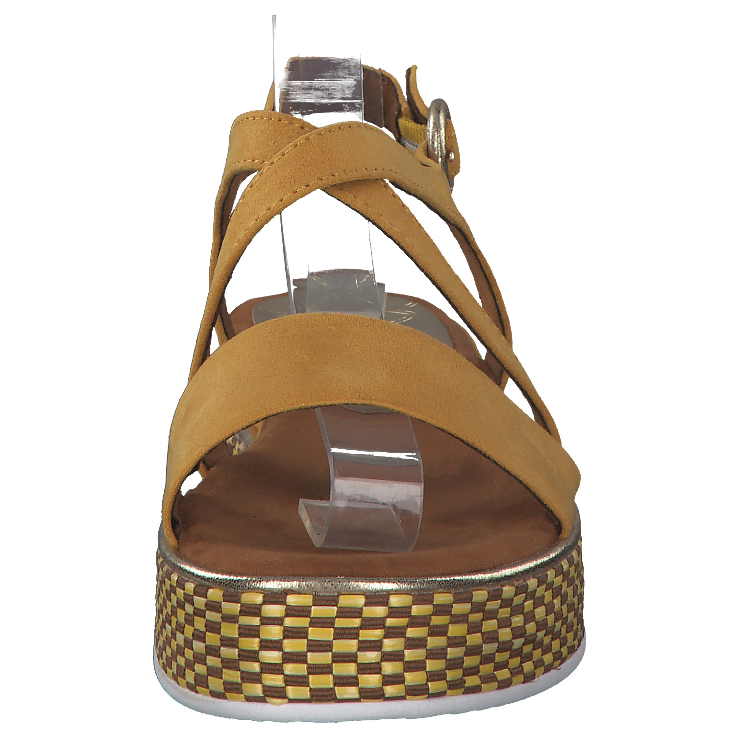 Marco Tozzi 28740, Klassische Sandalen, Damen, Gelb (Saffron Comb)