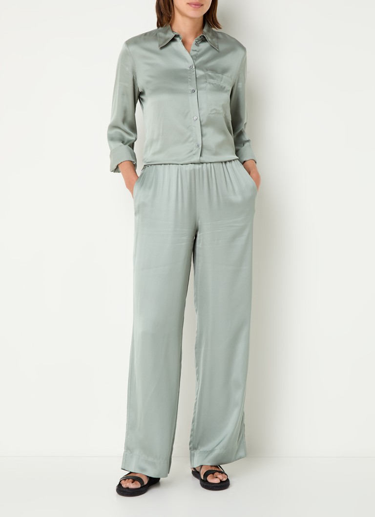Pantaloni largi Marc O'Polo cu buzunare laterale