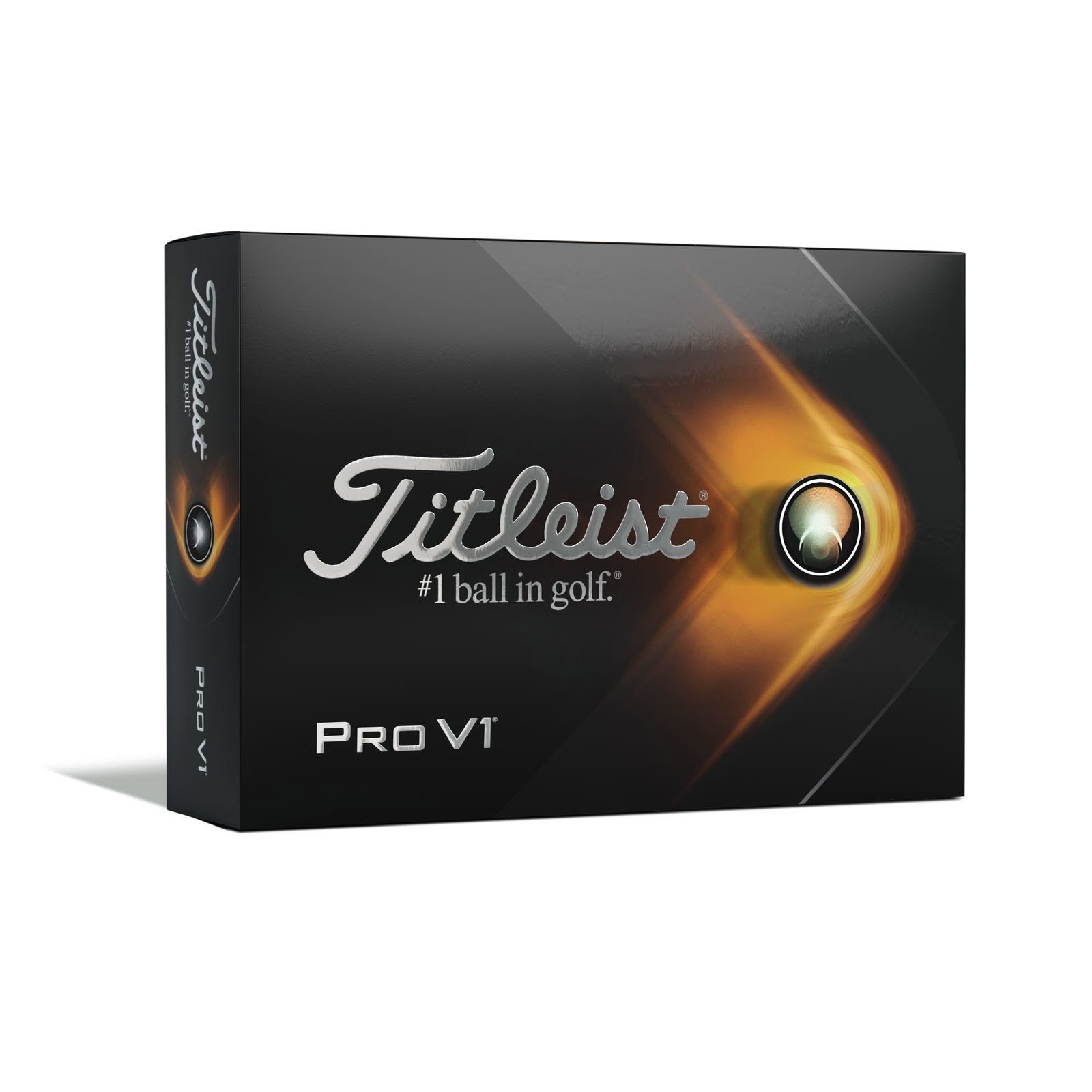 Titleist Golfball Pro V1 3-piece Golfbälle 12 Stück, Weichere gegossene Urethan-Elastomer-Schale,High-Flex-Mantelschicht für wenig Spin im langen Spiel