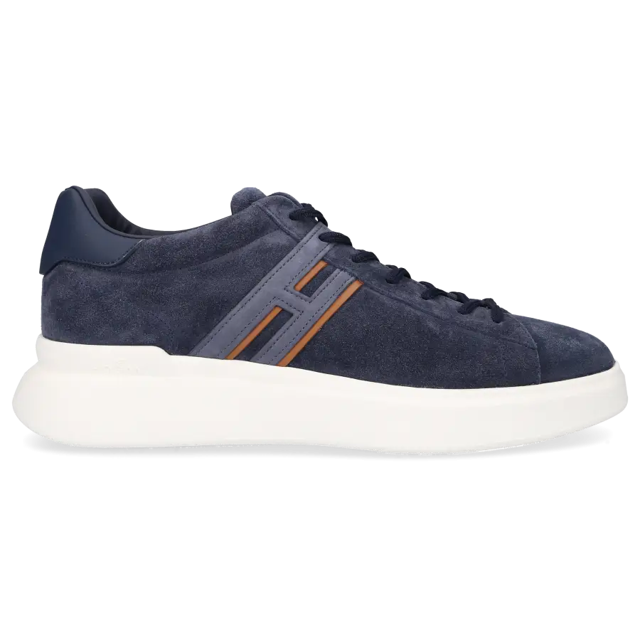 Hogan - Sneaker low H580 Veloursleder - blau