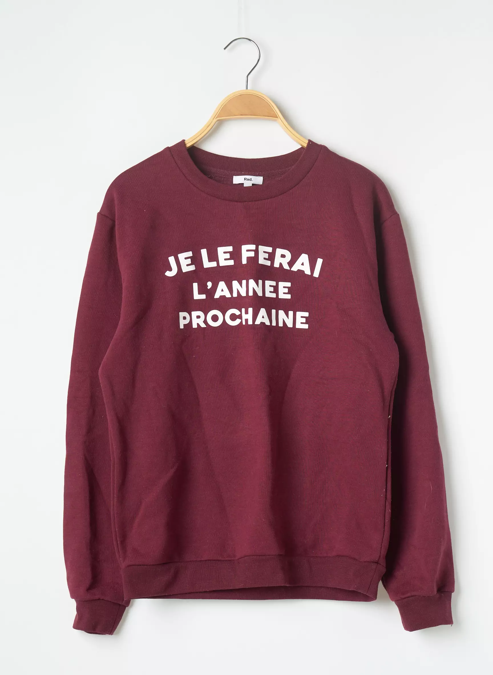 Rad Sweats Femme couleur rouge