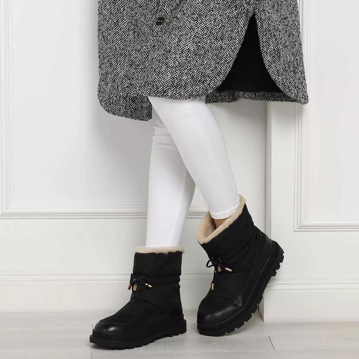 COACH Stiefeletten schwarz Winterstiefel