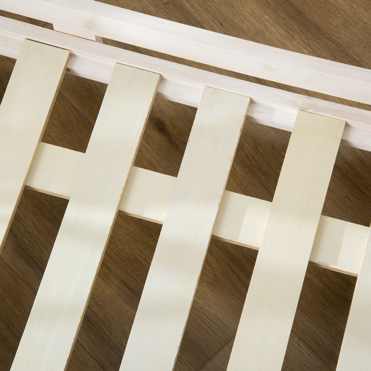 PawHut Erhöhtes Hundebett Kissen Holz Hundesofa Hundecouch Katzensofa waschbar