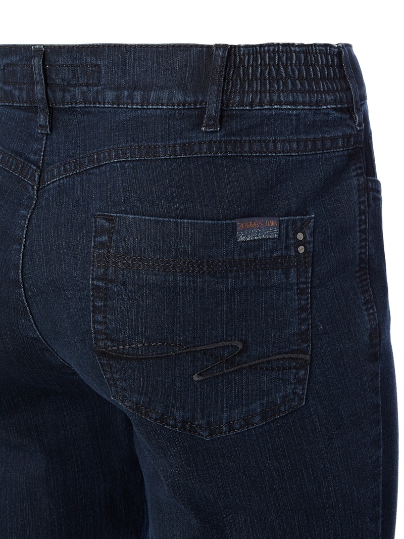 Rinsed Washed Comfort S Fit Jeans Modell CARLA in anthrazit