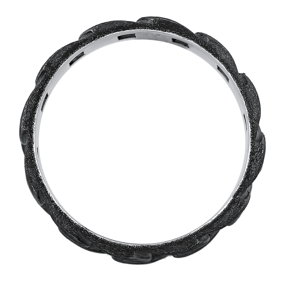 KUZZOI KUZZOI Bague Statment Massif Trend Robuste Look Rustique Bague Homme - (925/1000) Bague