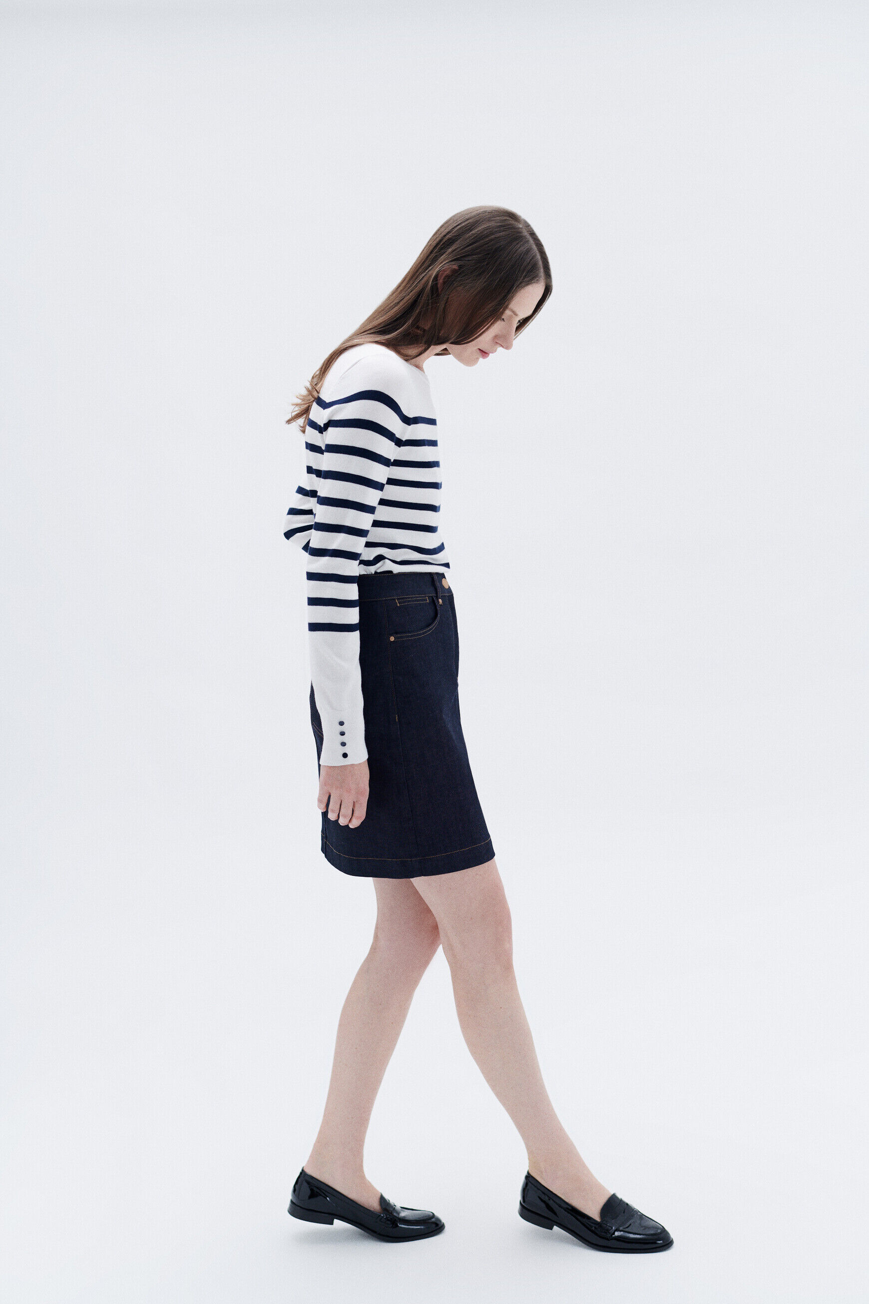 Jupe jlucia denim double stone femme