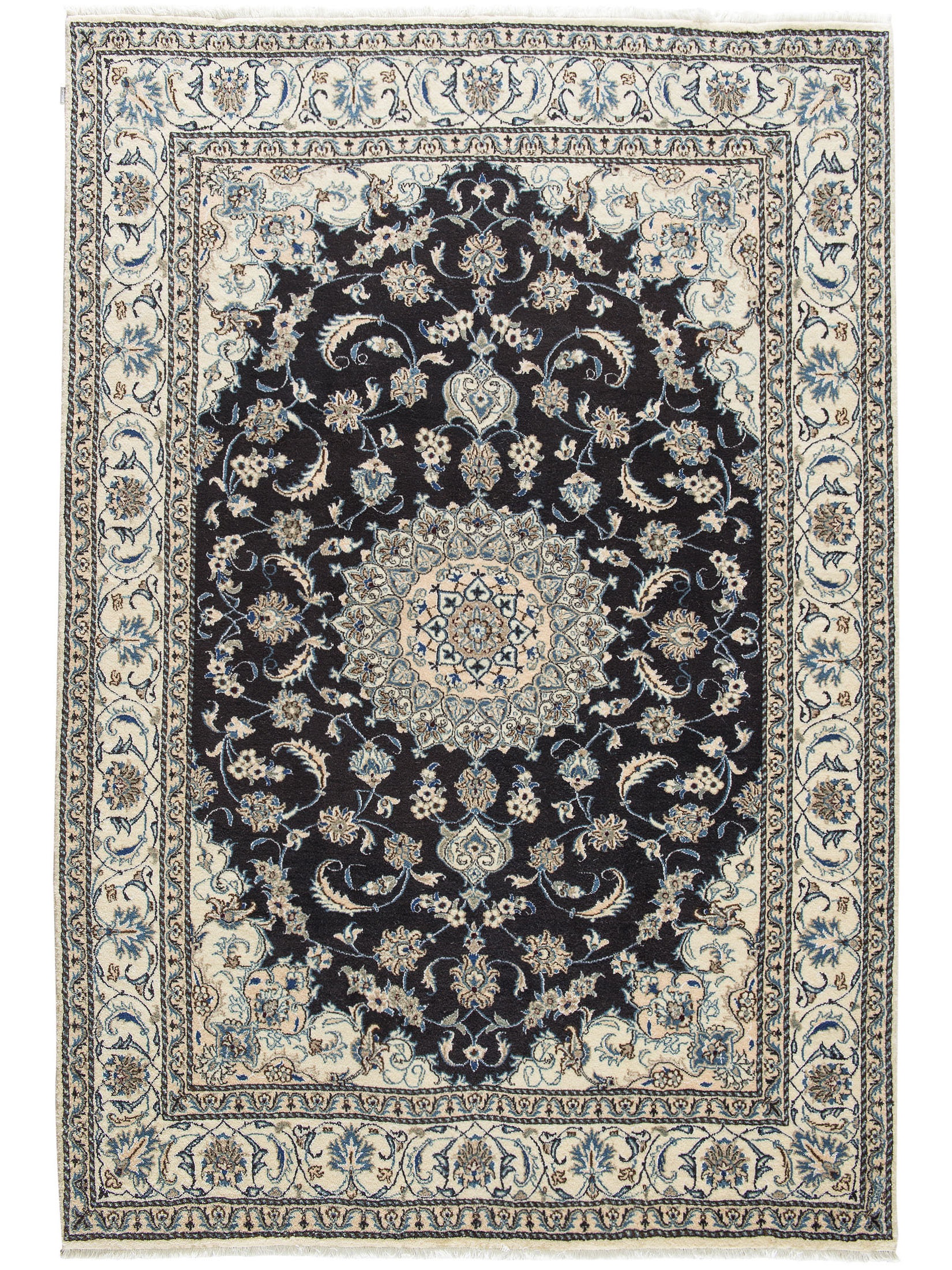 Kaschmar Nain 12 Lah ca. 200 x 292 cm, Unikat / Einzelstück