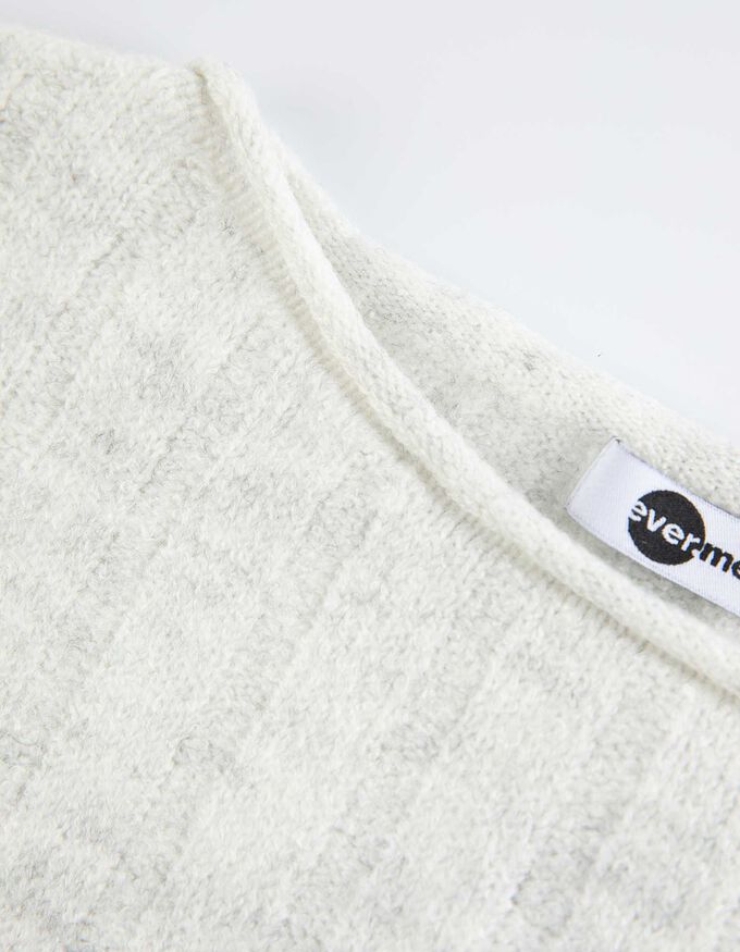 Strickpullover - Gerollte Abschlüsse