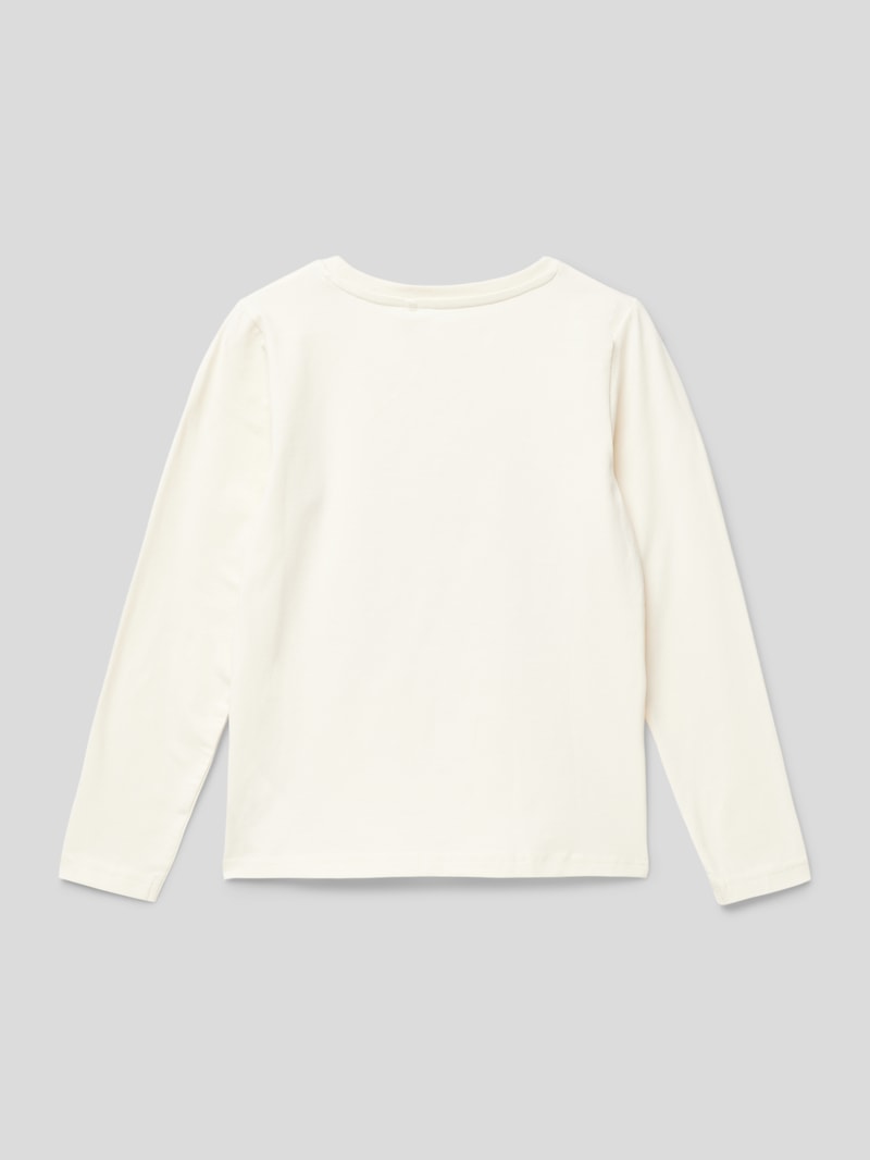 Longsleeve mit Motiv-Print in blau