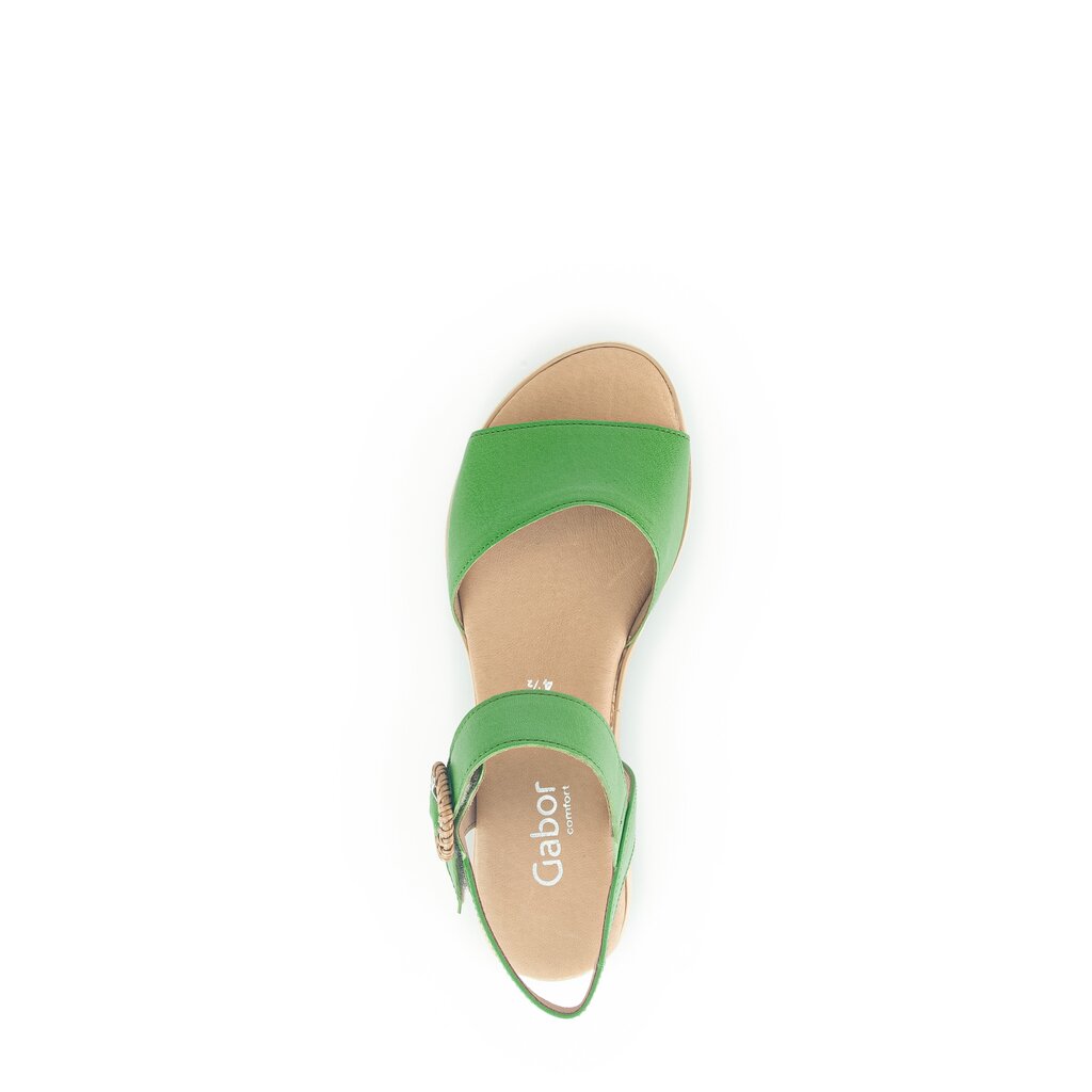 Gabor comfort Keilsandalette grün