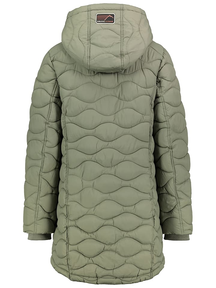 Sublevel Steppmantel in Khaki günstig kaufen
