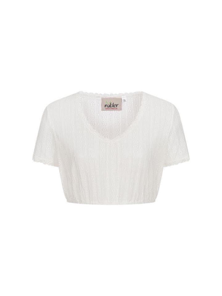 Nübler Dirndlbluse Kurzarm Jutta in Creme günstig kaufen