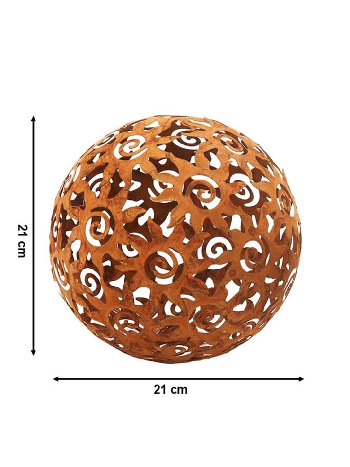kobolo 2tlg. Set Gartendekoration KANELIA in Braun günstig kaufen onesize