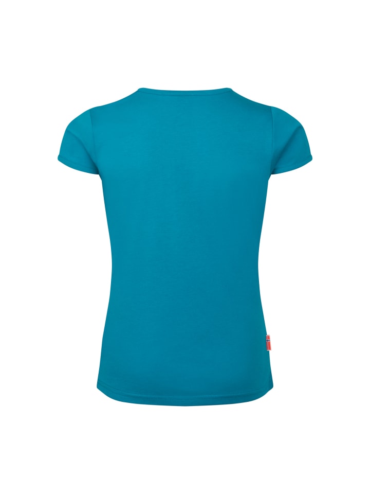 Trollkids Funktionsshirt Logo in harbor blue günstig kaufen