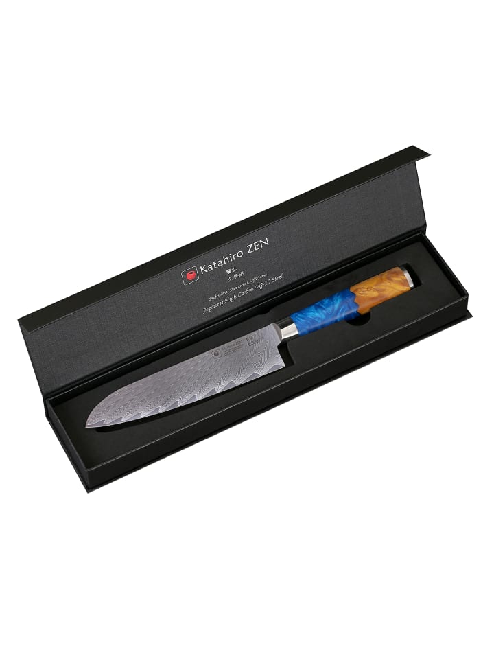 Izumi Ichiago Katahiro Zen 7” Santokumesser, VG-10 Damast Stahl,  Ahorn/Acrylharz Griff günstig kaufen onesize